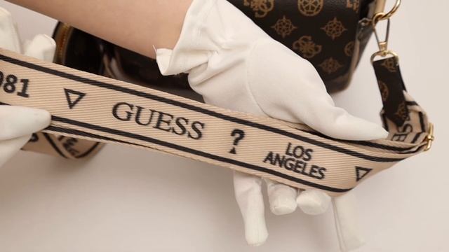 Сумка Guess коричневая смотреть онлайн