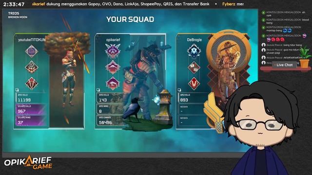 [ APEX LEGENDS ] - Welcome to Night Gaming Apex | opikarief смотреть онлайн