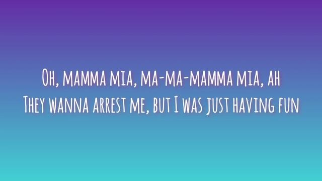 Måneskin - MAMMAMIA (Lyrics)