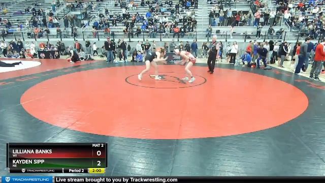 62 Lbs Quarterfinal - Lilliana Banks, WI Vs Kayden Sipp, NE 894e смотреть онлайн