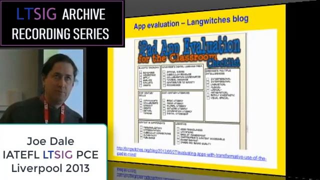 Joe Dale - IATEFL LTSIG PCE (Liverpool 2013)