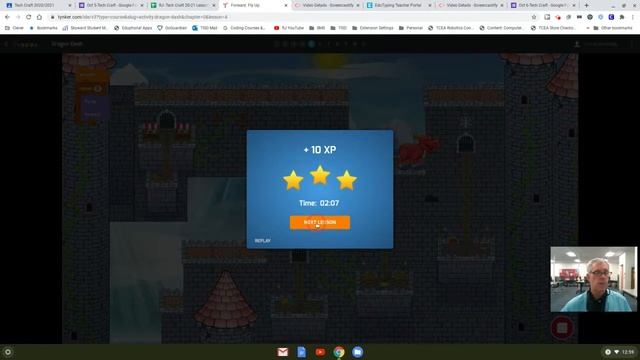 Tech Craft Oct 6 Tynker Dragon Dash 5-6-7-8 смотреть онлайн