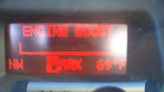 04-08 Pontiac Grand Prix - Driver Info Center Engine Boost
