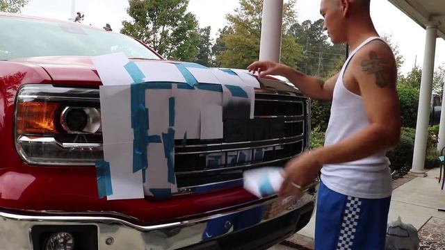 Plasti dip GMC emblem Black on 2014 Sierra Z71 смотреть онлайн