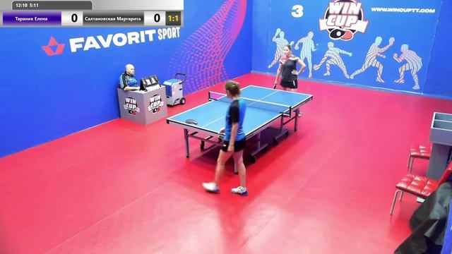 Тараник Елена 1-3 Салтановская Маргарита Дневной Турнир 3 19.10.2019 Win Cup зал 3 Прямой эфир смотреть онлайн