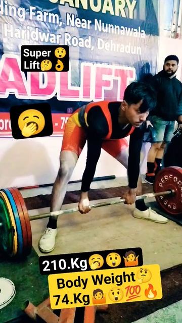 210.Kg Deadlift 🇮🇳 weight 74.Kg Sumo Lift #shorts😱#powerlifting#viralshort смотреть онлайн