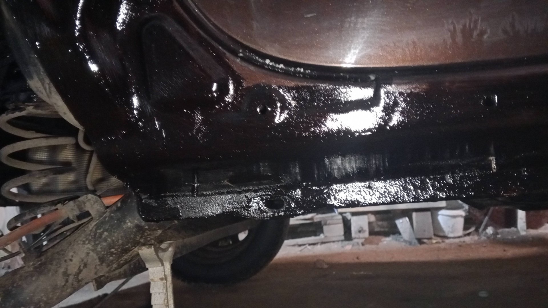 Антикоррозийная обработка порогов, арок и днища Рено Дастер своими руками. смотреть онлайн