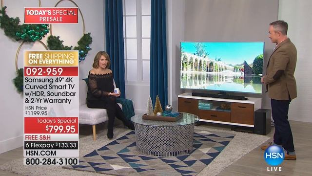 Samsung 49" 4K Curved Smart TV w/HDR Pro, 2Yr Warranty смотреть онлайн
