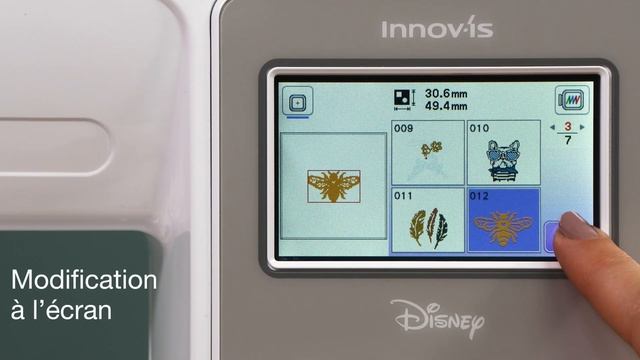Brother Innov-is M340ED : fonctions de broderie смотреть онлайн