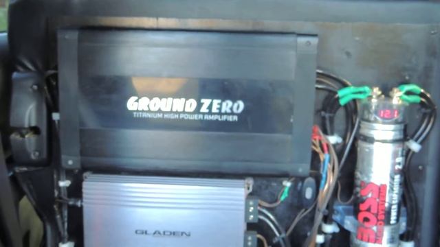 GZIB 3000 SPL + GLADEN RC1200C1 +ALPINE CDE-178BT смотреть онлайн