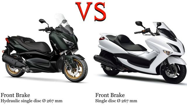 Yamaha X Max 300 vs Yamaha Majesty 250 Test specification comparison смотреть онлайн