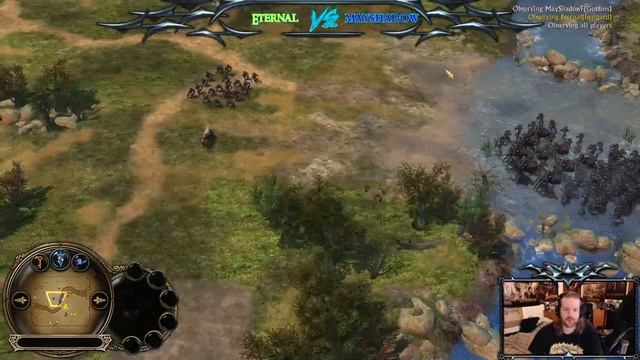 MayShadowFax vs. Eternal | 1V1 CAST | LotR BFME2 RotWK 2.02 смотреть онлайн