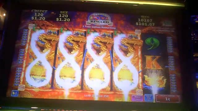 Dragon's Dominion Slot Machine BIG WIN Bonus смотреть онлайн