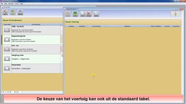 PrintCMR Basis Begeleidingsbrief Document