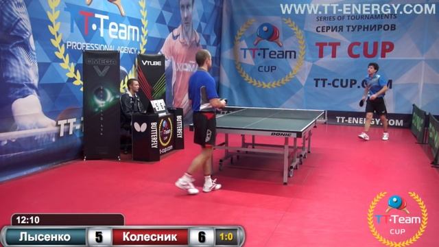 Лысенко-Колесник.Игра за 5 место. 18 декабря 2015 TT Cup смотреть онлайн