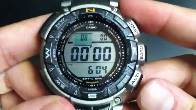 Casio Pathfinder PAG240T-7 Titanium Watch.