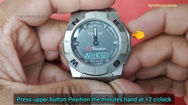 How to sync Tissot T-Touch (Analog & Digital time not matching)