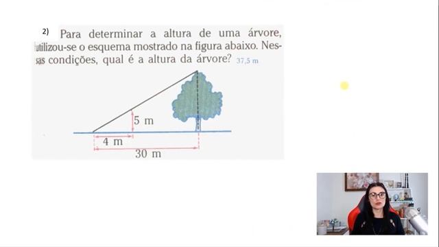 SEMELHANÇA DE TRIÂNGULOS 👉 EXERCÍCIOS RESOLVIDOS смотреть онлайн