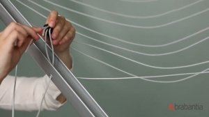 Как заменить бельевые веревки уличной сушилке Brabantia