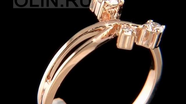 Золотое колечко с бриллиантами смотреть онлайн