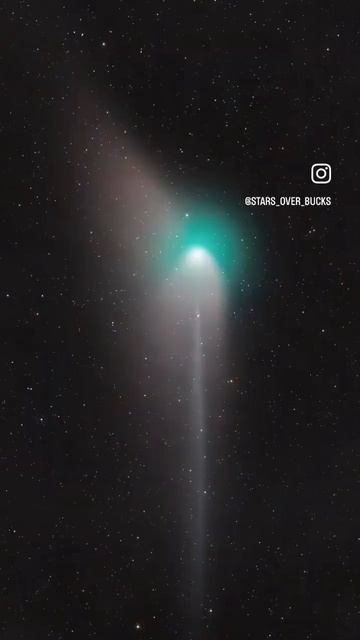 Comet C/2022 E3 ZTF (The Green Comet) captured on Jan 24th. Time lapse is 2.5 hours of 1min exposur смотреть онлайн