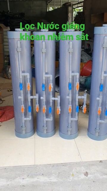 Lọc Nước Giếng Khoan Nhiễm Sắt Phèn Cho Hộ Gia đình Chi Phí Thấp 0981711236