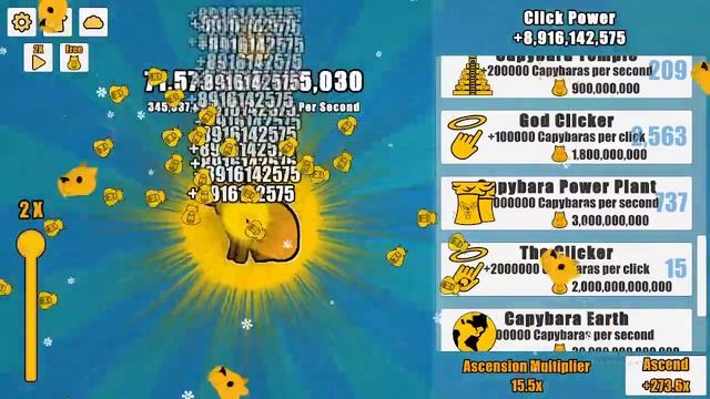 Capybara clicker! смотреть онлайн