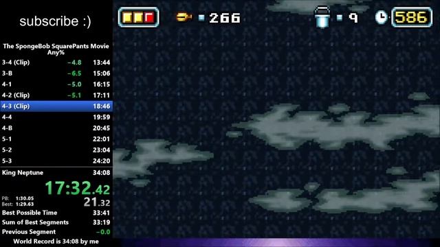 [WR] SpongeBob SquarePants Movie (GBA) - Any% Speedrun in 33:50 смотреть онлайн