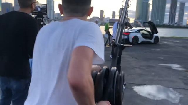 Behind the scenes music video with A6500 - Dji Ronin m - Camera Jib Crane смотреть онлайн