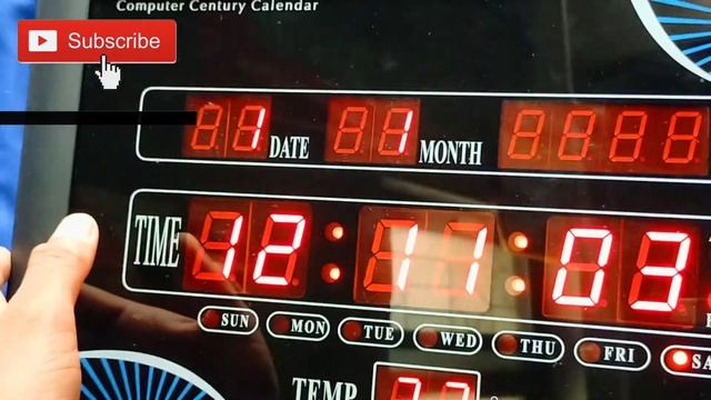 AJANTA DIGITAL CLOCK  DATE TIME CONFIGURATION | How To Set Date & Time In Ajanta Digital Clock