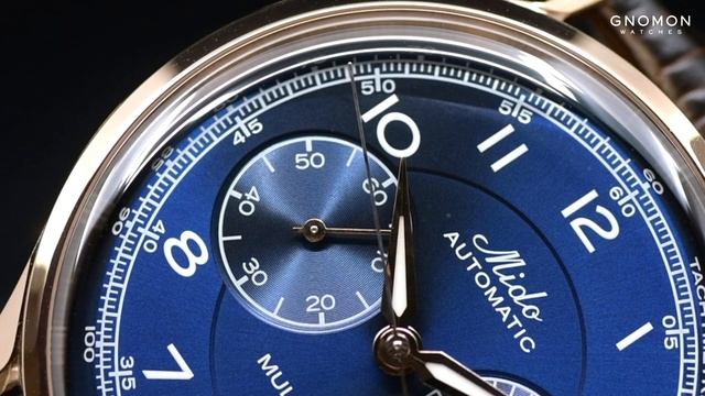 Mido Multifort Patrimony Chronograph Blue Ref. M040.427.36.042.00 смотреть онлайн