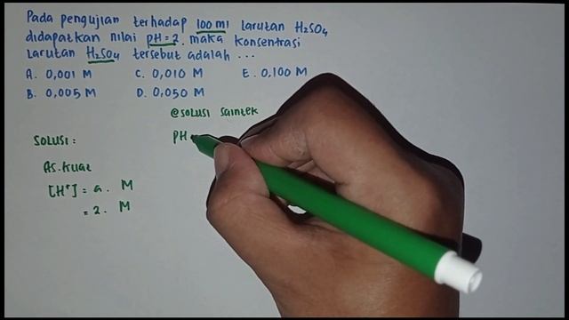 WOW !! Menentukan Konsentrasi H2SO4 Jika diketahui harga pH смотреть онлайн