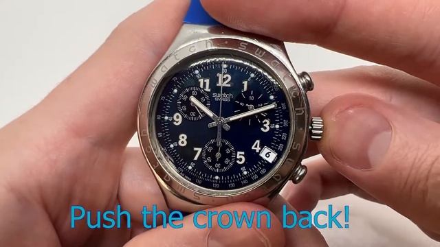 How To Use A Swatch Irony Chronograph Watch | Everything You Need To Know About Your Swatch Irony