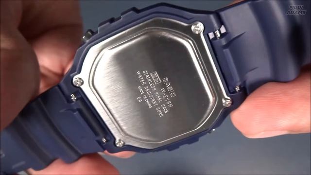CASIO W-218H-2AVDF Budget Retro Semi-Rugged Watch Unboxing смотреть онлайн