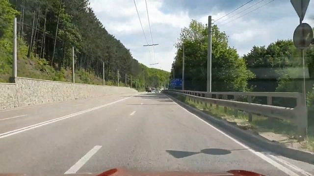 Трасса Симферополь-Алушта. Южный обход города, объездная смотреть онлайн
