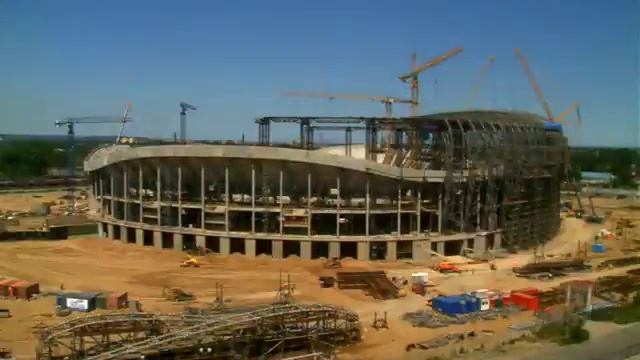 Стадіон в Гданську від початку будівництва смотреть онлайн