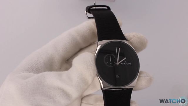 WatchO.co.uk - Skagen Havene Black Leather Strap Chronograph Watch SKW6070 | Unboxing & Close Look смотреть онлайн