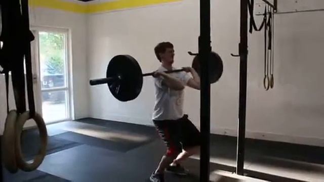 Ryan Z Front Squat PR 140# 6-22-15
