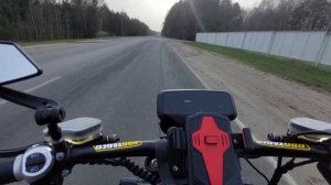 Тест СКОРОСТИ на 1-ой и 2-ой передаче на electric SMD S701 Sport