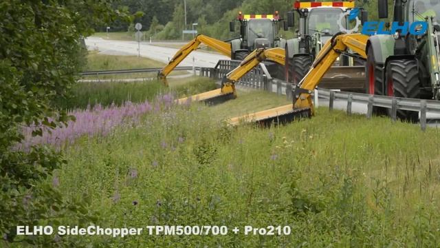 ELHO SideChopper TPM 500 & TPM 700 mulchers + Pro 210 cutting head смотреть онлайн