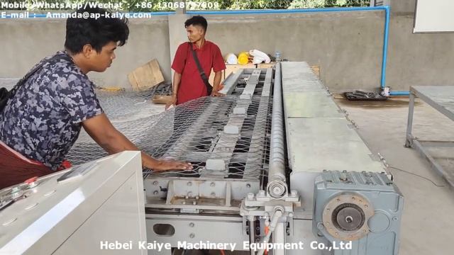 Heavy Gabion Mesh Machine Production Line In Myanmar смотреть онлайн