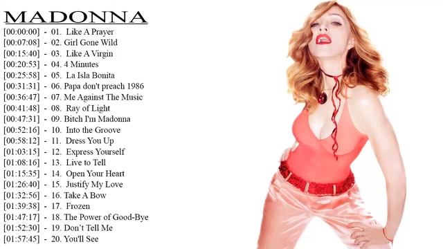 Madonna Greatest Hits || Top 30 Madonna || Madonna Playlist