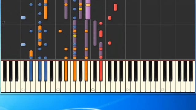 [Piano Tutorial Synthesia]L'ascensore - Celentano Adriano