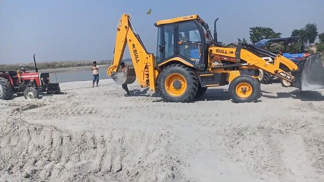 #JCB Bull HD 76 se TRACTOR START WHITE BALLU WORK # смотреть онлайн