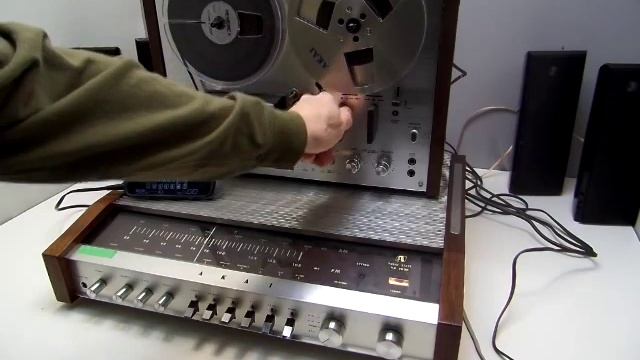 Akai AA-7000 Receiver 1966-69 & GX-4000D Reel to Reel Deck 1976-197 смотреть онлайн