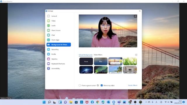How to use Camera Effects and Virtual Background in Zoom and Teams Online Meetings смотреть онлайн