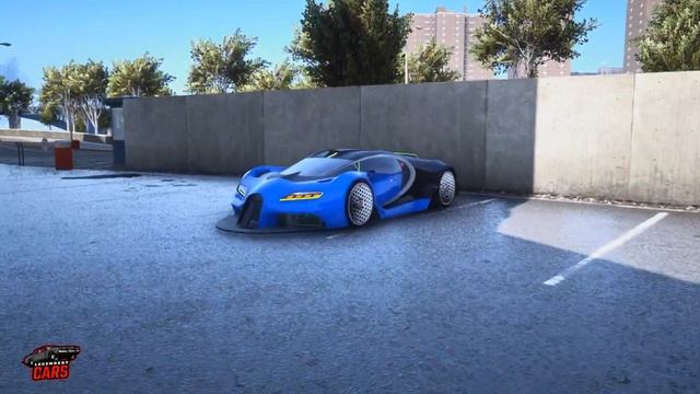 Bugatti Chiron Concept Design - GTA V showcase video, is now available for Fivem, GTA V Roleplay смотреть онлайн