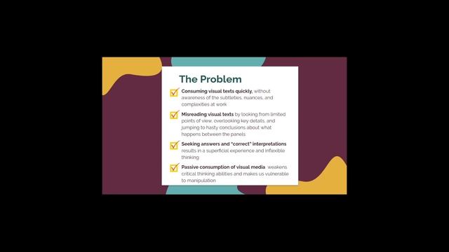 V1 S4 W10 - Close Looking: Strategies for Close Reading Visual Texts смотреть онлайн