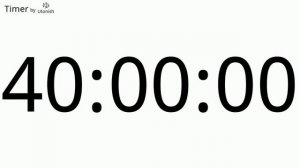 80 Hour Countdown Timer