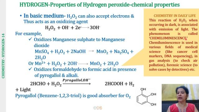 PROPERTIES & USES OF HYDROGEN PEROXIDE - HYDROGEN -14 смотреть онлайн